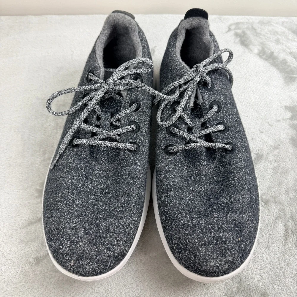 Allbirds‎ Mens Wool Runners Charcoal Grey White Sole Sneakers WR3MNCW140 Size 14